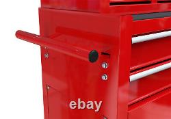 8 Drawer Rolling Tool Chest Storage Cabinet Tool Box Organizer with Wheels