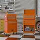 8-drawer Rolling Tool Chest Tool Box Tool Storage Cabinet With Wheels Orange
