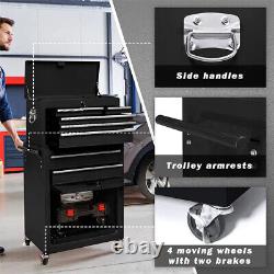 8 Drawer Rolling Tool Chest with Wheels Detachable Large Tool Cabinet Garage