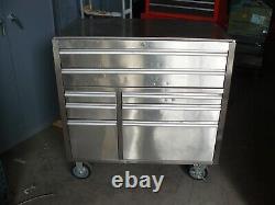 8-Drawer Stainless Steel Rolling Tool Chest Tool Box Tool Cart With Casters