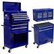 8-drawer Steel Tool Chest 2 In 1 Rolling Garage Box & Cabinet With Sliding Wheels