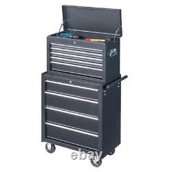 9-Drawer Rolling Tool Chest Large Tool Cabinet Organizer with Wheels / Drawers