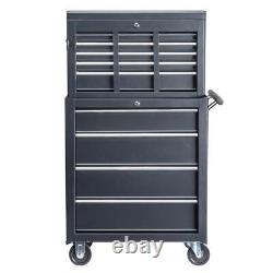 9-Drawer Rolling Tool Chest Large Tool Cabinet Organizer with Wheels / Drawers