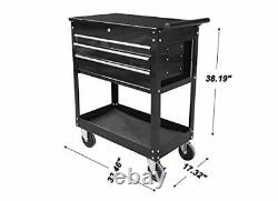 Aain Rolling Tool Cart Cabinet Storage ToolBox Organizer for Mechanic With D