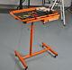 Adjustable Rolling Heavy Duty Work Table Bench Tool Cart Tray Wheels 200 Lbs