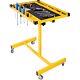 Adjustable Work Table With Drawer, Height From 34 To 47.75 Rolling Tool Cart