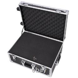 Aluminum Cameras & Accessories Rolling Trolley Case DIY Foam Storage Toolboxes