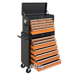 Best Choice Products 16 Drawers Tool Cart Top Chest Box Rolling Toolbox Cabinets