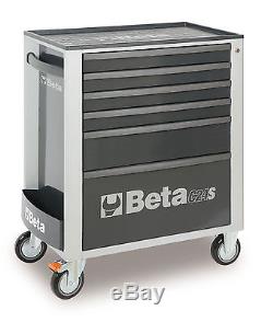 Beta Tools C24S 6 Drawer Roller Cabinet Tool Box Roll Cab Grey Rollcab