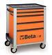 Beta Tools C24s5/o Mobile Roller Cabinet Tool Box 5 Drawer Roll Cab Orange Rollc