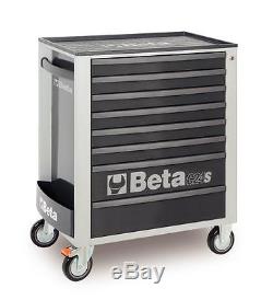 Beta Tools C24S8/G Mobile Roller Cabinet Tool Box 8 Drawer Roll Cab Grey Rollcab
