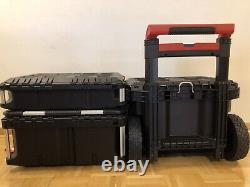 Black Limited Edition Milwaukee Packout Tool Box Storage System Same As 48224800