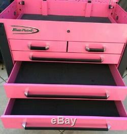 Blue Point (By Snap-On) rolling 5-drawer tool chest, Pink, KRBC50TA Excellent