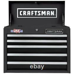 CRAFTSMAN 2000 Series 26.5-in W x 34-in H 5-Drawer Tool Box Rolling Cabinet