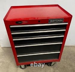 CRAFTSMAN 5 Drawers Rolling Cart Cabinet Tool Box Very Nice on Wheels