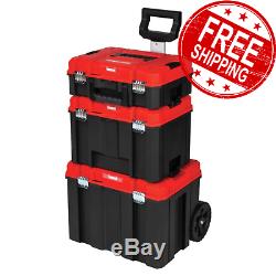 CRAFTSMAN Portable Rolling Tool Box Chest Cart Professional Storage Organizer