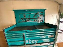 Chevy'57 Belair Collectors Edition Teal Snap On Tool Box Roll Chest