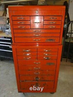 Cornwell 21 drawer, lockable, rolling mechanics tool chest/box TOOLS INCLUDED