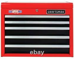 Craftsman 26 in 5-Drawer Steel Heavy-Duty Top Tool Chest Box Storage Cabinet