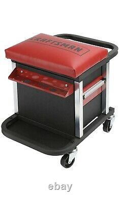 Craftsman Garage Glider Rolling Tool Chest Seat (tools Not Included)