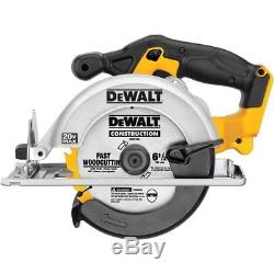 DEWALT Cordless Combo Tool Kit 20V MAX Drill Driver Grinder Saws Rolling Toolbox