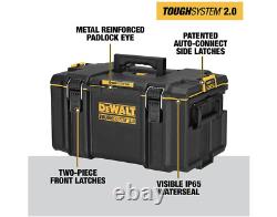 DEWALT DWST08300 ToughSystem 2.0 Tool Box L, Black New
