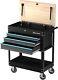 Duratech 30-1/2 Heavy Duty 3-drawer Rolling Tool Cart Utility Storage Organizer