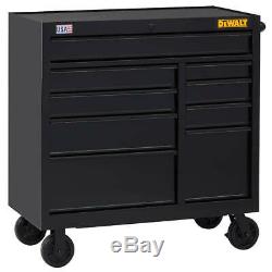DeWALT DWST24191 41-Inch 900-Series 9-Drawer Storage Rolling Cabinet Black
