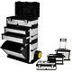 Detachable 3-part Rolling Tool Box With 2 Wheels Storage Cabinet Storage Boxes