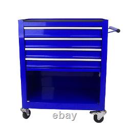 Detachable 4 Drawer Rolling Tool Trolley Cabinet Storage Tool Box with Wheels