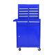 Detachable 5 Drawer Rolling Tool Chest Cabinet Tool Box With Adjustable Shelf
