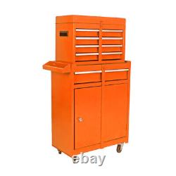 Detachable 5 Drawers Rolling Tool Box Chest Cart Tool WithStorage Cabinet & Wheels