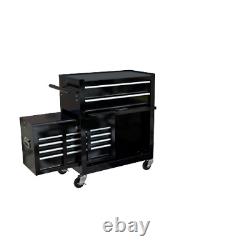 Detachable High Capacity Roll Tool Chest 8-drawer Tool Storage Cabinet With Wheels