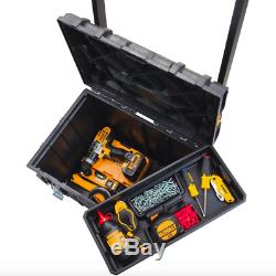 Dewalt 22 inch Portable Rolling Power Tool Box Storage Organizer Waterproof Case