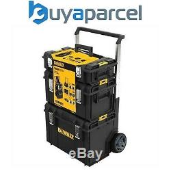 Dewalt DS450 Toughsystem Rolling Mobile Tool Storage Box Trolley + DS300 + DS150
