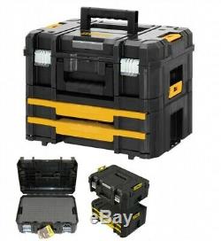 Dewalt DWST1-75799 TStak Tower Rolling Mobile Tool Storage Boxes 3 Tstak Cases