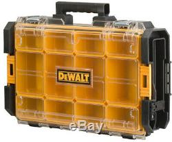 Dewalt Tool Storage Box Set Mobile ToughSystem 3-Pcs Rolling Chest Shop Job