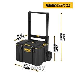Dewalt Toughsystem 2.0 Heavy Duty 24 in. Modular Mobile Tool Box 250 lb Capacity