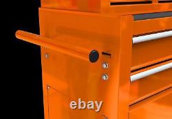 Durable Rolling Tool Chest with Wheels and Drawers, 8-Drawer Tool Storage Cabinet