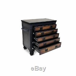 Duramax 36 In. 5-Drawers Rolling Tool Chest with Wood Top