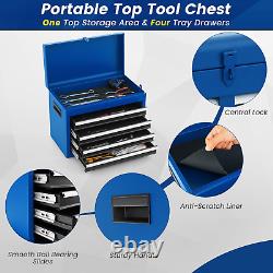 ERGOMASTER Tool Chest Heavy Duty Rolling Tool Box with Cabinet 5-Drawer for Lock