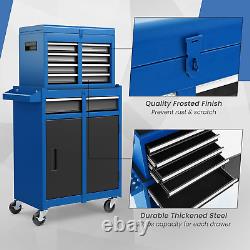 ERGOMASTER Tool Chest Heavy Duty Rolling Tool Box with Cabinet 5-Drawer for Lock