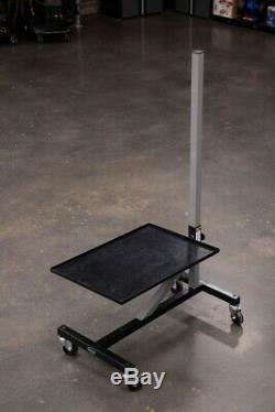 Eastwood Rolling Shop Tray Tool Cart With 100Lb Capacity Adjustable Height