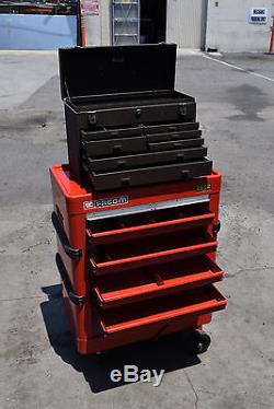 Facom 2502 Kennedy Rolling Trolley Metal Machinist's Tool Chest Box Workstation