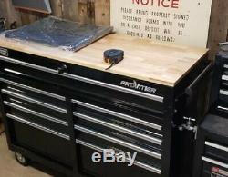 Frontier 46 in. 9-Drawer Mobile Work Surface Tool Chest Cabinet Garage Workshop