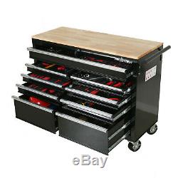 Frontier 46 in. 9-Drawer Mobile Workbench Tool Chest Cabinet Garage Workshop NEW
