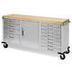 Garage Rolling Metal Steel Tool Box Storage Cabinet Workbench No Sales Tax