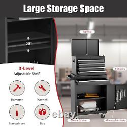 Goplus Tool Chest, 5-Drawer Rolling Tool Storage Cabinet with Detachable Top Too