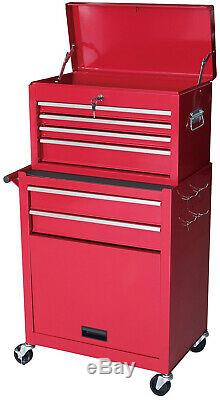 Gstandard 2-Pc. Rolling Tool Storage Chest Red