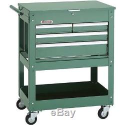 H7728 Grizzly Rolling Tool Cart with 4 Drawer Tool Chest